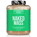 Massa Vegan NAKED - Chocolate Vegan Gainer Peso - 1,280 Calorias, Não-GMO, Soy & Gluten Livre, Sem ingredientes artificiais - 8LB Bulk - 11 Servings