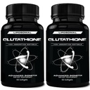 850mg Suplemento Lipossômico de Glutationa □ 120 Total de Softgels Lipossômicos □ Suplemento Antioxidante w/Gluta-IVTM, 100X Absorção Sobre Pó Glutationa