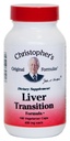 Fórmula de Transição Fígado de Fórmulas Originais de Christopher – Gentil Herbal Liver Cleanse, 450 mg, 100 Cápsulas Vegetarianas