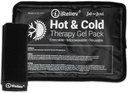 Pacote de gelo para Hot & Cold Therapy Gel Pack - Alívio quente e frio, reutilizável, freezable e microwaveable, dor e dor muscular, braço, perna, joelho, ombro, alívio da dor nas costas, pacote de compressão e correia