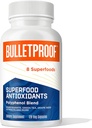 Cápsulas antioxidantes à prova de balas Superfood, 120 Cápsulas, Suplemento para lutar livre-radicais e suporte Envelhecimento saudável, mistura de polifenol, embalagem May Vary