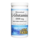 Factores naturais Micronizado L-Glutamina 5.000 mg Pó - Fácil Absorção Gut Saúde Suporte Suplemento - Pó Amino Acid Supplement Suporta Recuperação muscular - 16 oz (90 Servings)