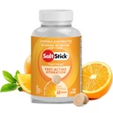 Eletrolítico SaltStick FastChews - 120 Contagem de sabor laranja - Comprimidos Eletrolíticos Mastigáveis para Hidratação, Tabs Salt, Alivio Desidratação