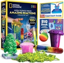 National Geographic Amazing Chemistry Set - Kit de Química com 45 experiências científicas, incluindo crescimento de cristal e reações, kit de ciência para crianças, presente STEM para meninos e meninas (Exclusive)