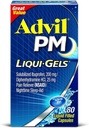 Advil PM Ibuprofeno 200 mg Liqui-Gels 80 ea (Pacote de 4)