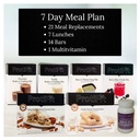 PROTIFIT - Kit inicial de alta proteína plano de refeições, 15g suplementos de proteína e lanches, 30 dias multivitamínico, ideal proteína compatível (7 dia Kit)
