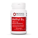 PROTOCOLO PARA A VIDA EQUILÍBRIO Metil B12 1000mcg - Vitamina B12 para o Metabolismo da Homocisteína - Apoio à Saúde Cérebro & Saúde Sistema Nervoso - Kosher, Halal & Vegan - 100 Lozenges