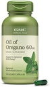 GNC Herbal Plus Óleo de Orégano 60mg Suplemento, Vegetariano, Suporta Bem-Estar Geral, 100 Servings