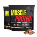COLOSSAL LABS Muscle Whey Protein Flavored Protein Powder, 25,000mg Aminoácidos / Servindo, Frio Filtrado (Pacote de Maio Vary) (10 Libras (Pacote de 2), Chocolate)
