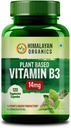 Vitamina B3 Baseada em Planta Genérico Suporta Pele e Coração Saudáveis 120 Cápsulas