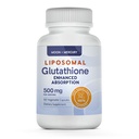 Glutationa lipossomal Non-GMO, Gluten Free 500mg Suplemento - Pode fornecer suporte imunológico, Detox de fígado, Saúde do Cérebro e Saúde do Coração - 60 cápsulas de Glutationa