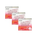 MAJOR Mapa Acetaminofeno 160 mg Comprimidos Mastigáveis - Reliever/Redutor de Febre - Aspirina Livre - Ibuprofeno Grátis - para Idades 2 a 11-24 Contagem (3 Embalagem)
