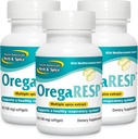 HERB & ESPECIARIA AMERICANA NORTE OregaResp P73-60 Softgels - Pacote de 3 - Suporta Imune & Saúde Respiratória - Complexo de óleo de especiarias múltiplas com óleo de orégano P73 - Não-GMO - 90 Total Servings