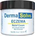 Dermasolve Full Body Eczema Relief Lotion Cream - Blare Control Therapy Balm que protege, hidrata e repara a pele Crianças, bebês e adultos - Esteróide livre (4 Fl Oz, 1)