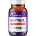 New Chapter® Vitamina C Imune Defense Supplement + Elderberry – Excelente fonte de vitamina C, um comprimido diário para suporte imunológico saudável, feito com ervas orgânicas, não-GMO, sem glúten, 90 ct