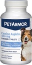 PetArmor Aspirina para Cães Grandes, Anti-inflamatório de ação rápida e alívio da dor para cães, Vet-Quality comum de suporte e remédios para dor para cães, 120 Flavored Flavored Tablets
