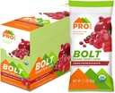 PROBAR - BOLT Orgânico Energia Mastiga, Romã de Cranberry, Não-GMO, Gluten-Free, USDA Certificado Orgânico, Saudável, Energia Natural, Gummies de combustível rápido com vitaminas B & C (12 contagem)