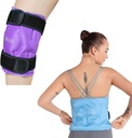 REVIX Knee e Back Ice Pack para lesões reutilizáveis, Gel Ice Wrap com terapia de compressão fria