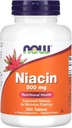 Now Foods - Niacin 500 mg 250 tabs (Pack de 2)