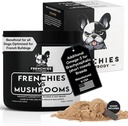 Suplemento de cogumelos para cães – Peru Cogumelo cauda para Dog Imune Support, Digestion, Alergias e Longevidade com Omega3 & Turmérica, para cães Lumps e Bumps, Bulldog francês otimizado