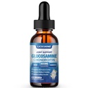 1 embalagem Glucosamina Condroitina MSM Drops Líquidos - Suplemento de suporte conjunto de força extra para adultos com Quercetina Boswelia, Bromelaína, Ácido Hialurónico, Antioxidante Imune Support (2 Fl oz)