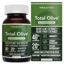 Total Olive® - Extrato de Folha de Oliva (40% Oleuropein) Mais Extrato de Fruta de Oliva (20% Hidroxitirosol) – Extrato de Espectro Total Crescido e Extraído em Espanha – Melhoramento da Absorção BioPerine (60 Contagem)
