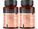 Pureclinica Bilberry Extract 10.000mg x 360 Comprimidos (2 Garrafas) - 10 X Mais Antocianidins por Comprimido do que a maioria dos Outros - e 5mg Extracto de Pimenta Negra para 300% Aumento de Absorção