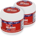Blue Goo Máxima Força Dor Aliviando Creme - Esfregadura Aquecimento Profundo para Costas / Pescoço, Músculo Desportivo / Junta, Espraias, Bursite, Deformações - 2 Embalagens de 4 onças, Feito com 100% Puro Óleo Emu