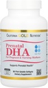 Califórnia Gold Nutrition Pré-natal DHA, Ómega-3 ácidos gordos DHA e EPA Plus cholina para grávidas e mães de enfermagem, 900 mg, 60 Gelatina de peixe Softgels (450 mg por Softgel)