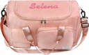 Bolsa Duffle de viagem personalizada para as mulheres: impermeável multi-compartimento com alça do ombro, presente para o amante viajante