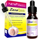 ZanaQuick extra força unha & unhas Reparo gotas - Cuidados de unhas renovação para unhas grossas, danificadas e descoloridas - 1 pacote, 0,50 fl oz