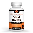 Fórmula respiratória - Lung Cleanse para fumantes - Respire claro, saudável e branco - Detox pulmonar para fumantes - Suplemento respiratório para saúde pulmonar - 60 Cápsulas