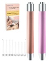 Ear Pick,Ear Wax Removal Tool,Led Lights Ear Cleaning Kit,Versão atualizada,Cabeça de colher de segurança suave,Replaceável e fácil de limpar,Material seguro