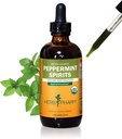 Herb Pharm Certified Organic Peppermint Spirits Liquid Extract Suporte Digestivo Mistura - 4 Ounce (DPEP04)