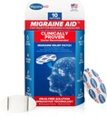 Migraine AID Migraine Relief Patches - Atuação rápida, suporte não medicado para a tensão da cabeça, fácil de aplicar Patches de dor de cabeça, seguro para uso diário, 10 Patches de enxaqueca descartáveis, fabricados nos EUA