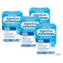 Vantagem Digestiva Enzimas de Defesa de Lactose + Probióticos para Mulheres e Homens Bloating ocasional, Repartição de Lactose, Desconforto Abdominal Menor, Suporte Imune, 96 Cápsulas Contagem (4 Pack)