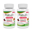 Probulina Cuidado Total Meus Pequenos Insetos Prebióticos, Probióticos & Postbióticos - 5 Bilhões UFC - 15 Strains - 30 Comprimidos Mastigáveis (Pacote de Twin)