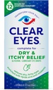 Olhos claros Dry & Itchy Olho alívio gotas de olho, 0,5 Fl Oz