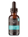Terra animal Suplemento Líquido - Alergia e pele Remédios de ervas para cães e gatos - 2 fl oz