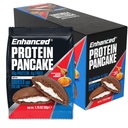 Laboratórios melhorados Panquecas de proteína para ir - Cookies & Creme (Pack de 10) - Baixo carboidrato, Baixo açúcar, Baixa caloria, Alta proteína, Keto-friendly - Pronto para comer lanche