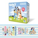 Bandagens Bluey Kids, 3 Tamanhos variados 100 CT □ Use como adesivos, bandagens de adesivo flexível para cortes menores, raspas e queimaduras. Grande idéia do presente e meia Stufter