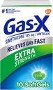 Gas-X Alívio de Resistência Extra de Gás Softgels com Simethicone 125 mg - 10 Contagem