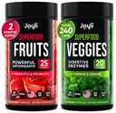 Suplemento de frutas e legumes - Suplemento de alta fibra para Imunidade, Gut & Energia - Super Vermelhos & Super Verdes Suplementos com raiz de Marshmallow - 240 Vermelhos e Super Verdes em pó Superfood Cápsulas