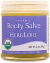 Herb Lore Organic Booty Salve – Natural Soothing Pointment – Herbal Comfort Cream for Sensitive, Delicate Areas and Itching (3,4 onças)
