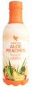 Viver para sempre - Aloe Peaches, Puro Aloe com sabor de pêssego real, Suporta Digestion e Imune System, Vegan e Gluten-Free, 33.8 fl oz, 1 Pacote