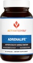ATIVADOVOS AdrenaVida-calmidade e relaxamento Suplemento de suporte adrenal para alívio de estresse, sono tranquilo e energia focada w/Magnesium, vitamina B12, & Rhodiola Rosea Extract (90 Cápsulas)