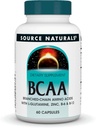Fonte Naturals BCAA Ranched Chain Amino Acids, Fornece Suporta Sistemas Musculares do Corpo* - 60 Cápsulas