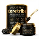 Coretribe® Royal's People Choice Puro Himalaia Orgânica Shilajit Resin, Complexo de Energia, Força e Imunidade, para homens e mulheres com verdadeiro conteúdo de ouro, 30 gramas