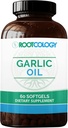 Rootcologia pelo Dr. Izabella Wentz Óleo de Alho, Softgels com óleo de alho e óleo de salsa, entérico-revestido para reduzir Odor, Suportando o sistema imunológico e saúde cardiovascular, 60 Softgels