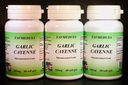 Alho Cayenne, Made in USA - 180 (3x60) softgels